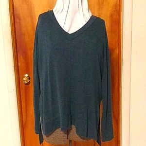 Sweater, teal, large, Olivia Sky